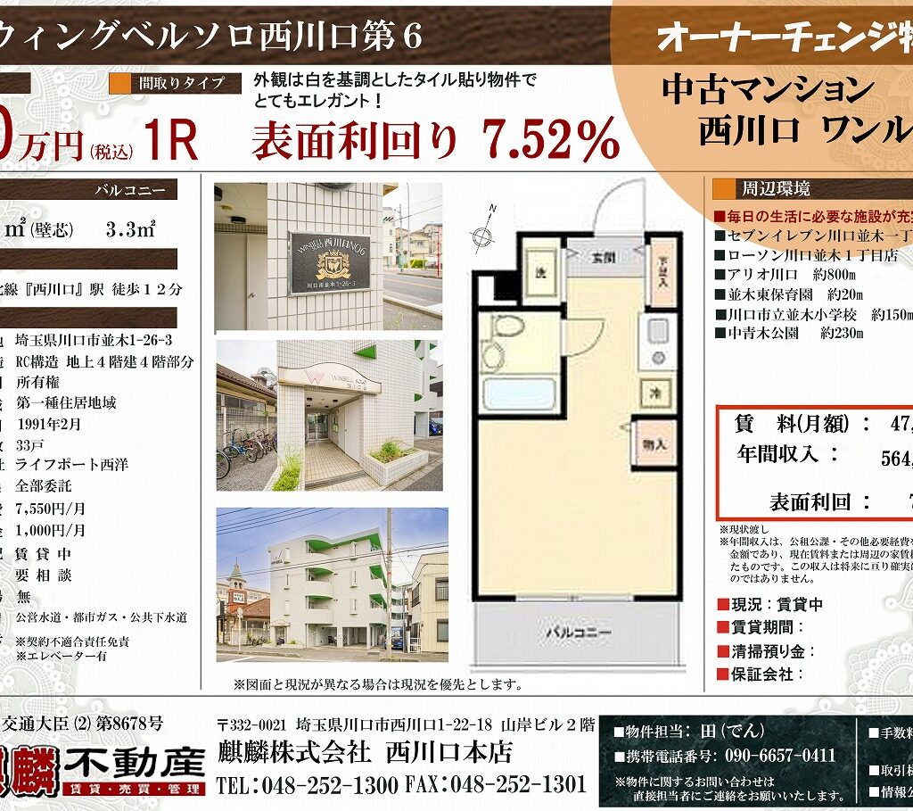 ウィングベルソナ西川口第６